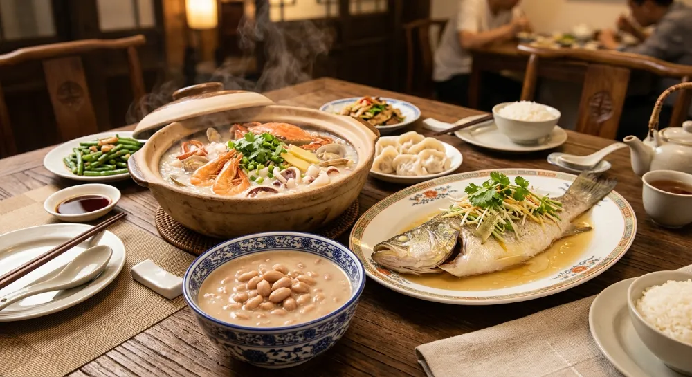 廈門長輩行程推薦在地溫和清淡美食海鮮粥與清蒸魚